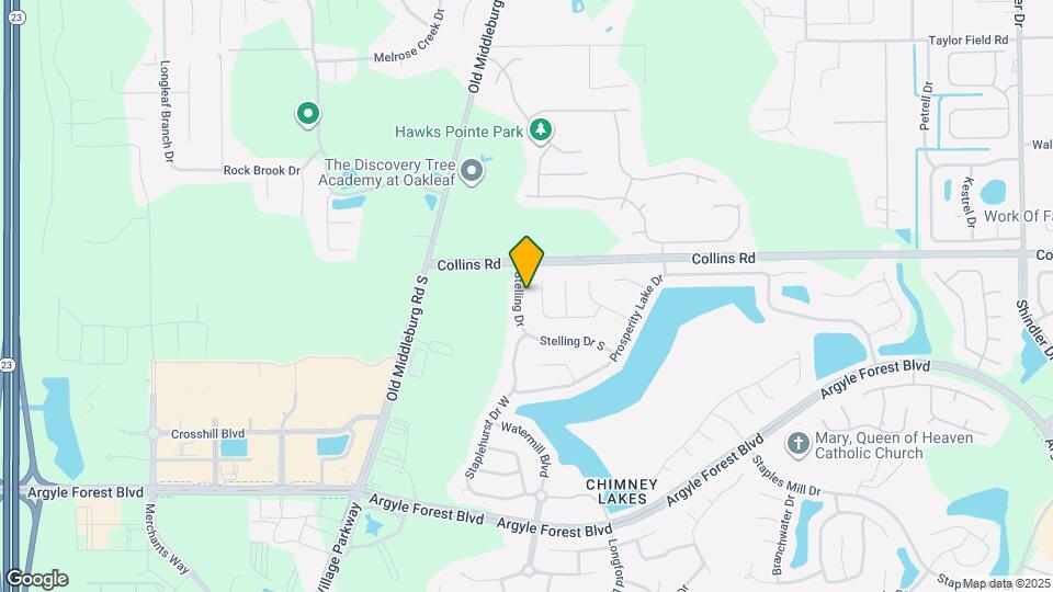 8227 Stelling Dr Mapa y Detalles de la Ubicación