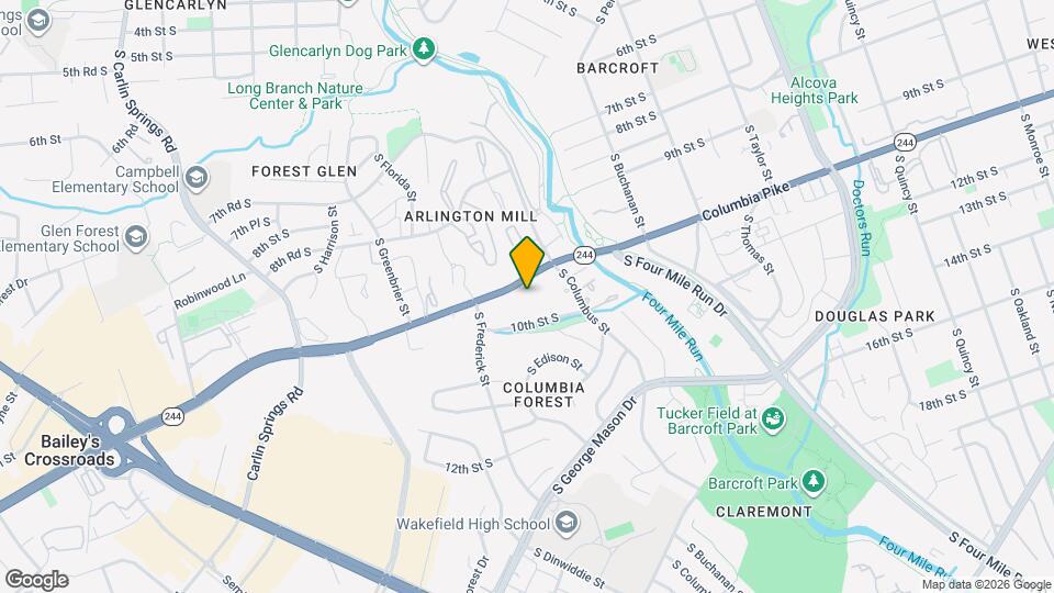 5102 Columbia Pike Mapa y Detalles de la Ubicación