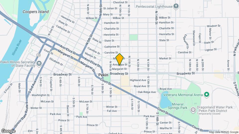 103 N 10th St Map and Location Details