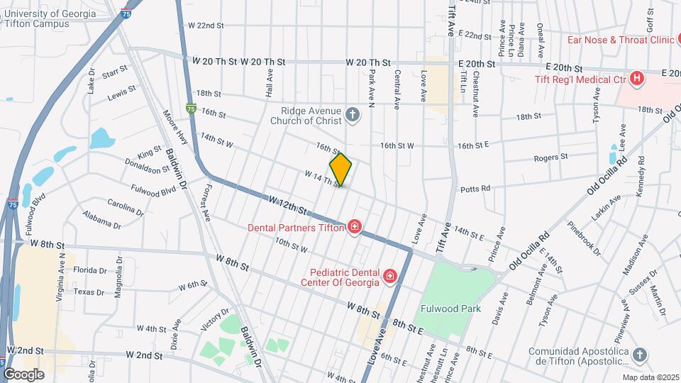 1222 N Ridge Ave Map and Location Details