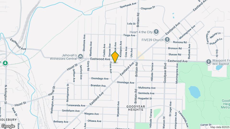 1291 Hazelwood Ave Map and Location Details
