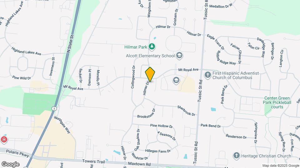 6647 Hilmar Dr Map and Location Details