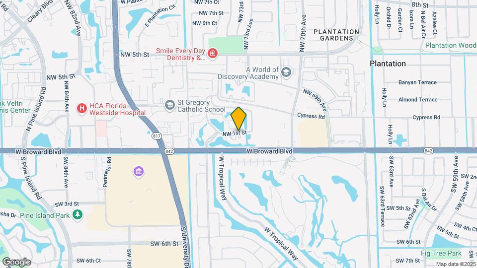 7380 NW 1st St Map and Location Details