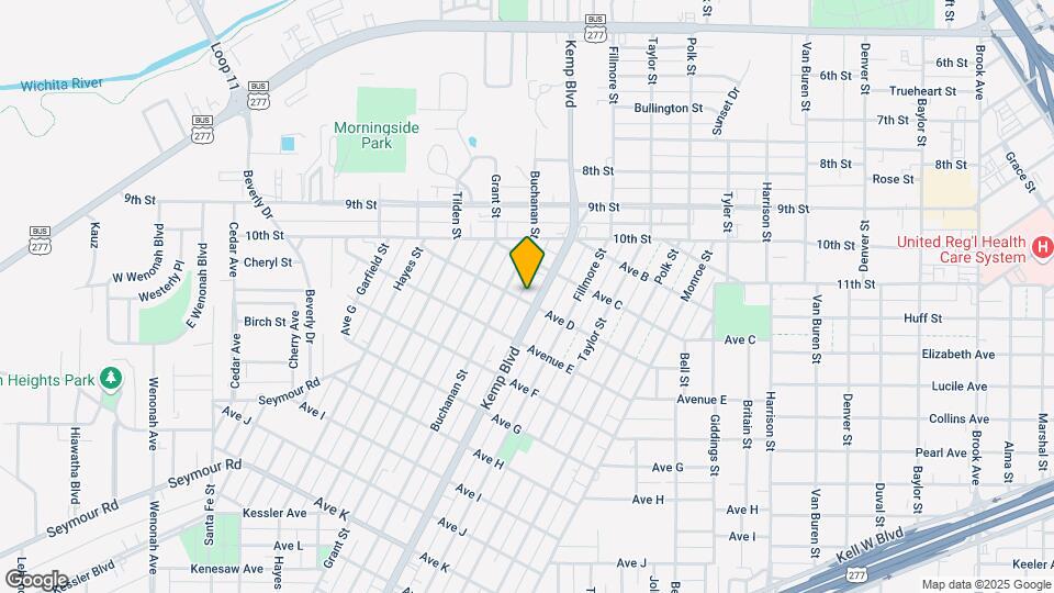 1314 Kemp Blvd Map and Location Details