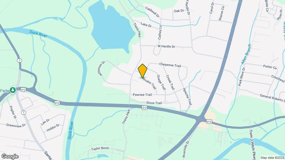 215 Navaho Trl, Unit B Map and Location Details