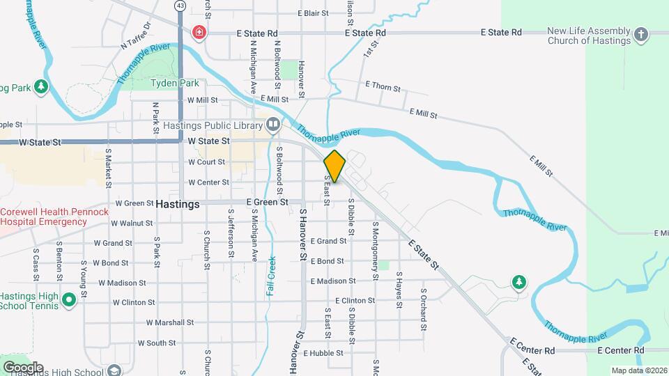 514 E Center St Map and Location Details