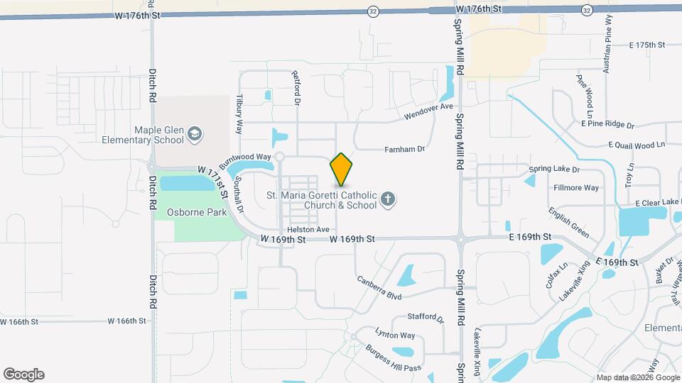 17051 S Burntwood Way Map and Location Details