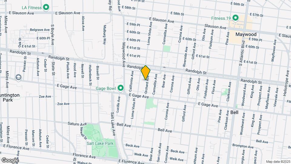 6237 Orchard Ave Mapa y Detalles de la Ubicación
