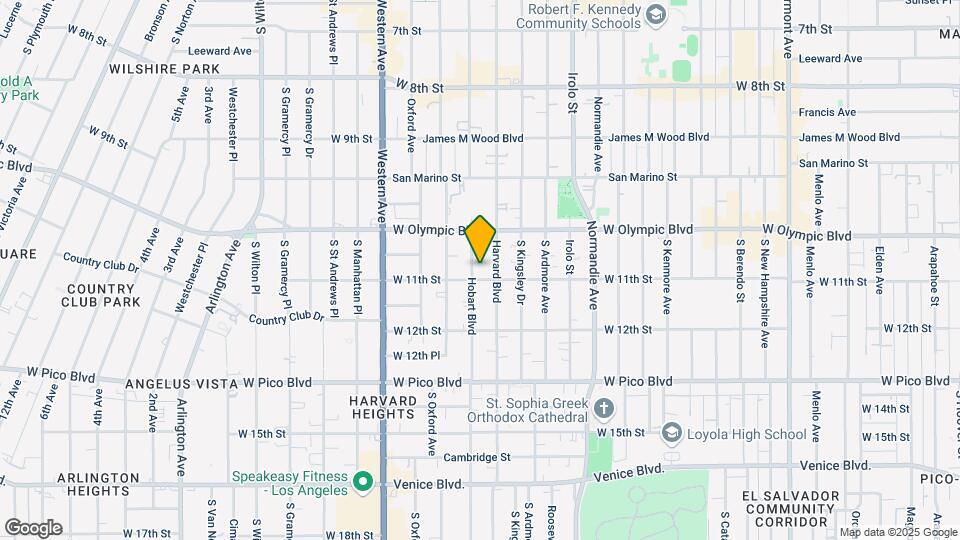 1046 S Hobart Blvd Mapa y Detalles de la Ubicación