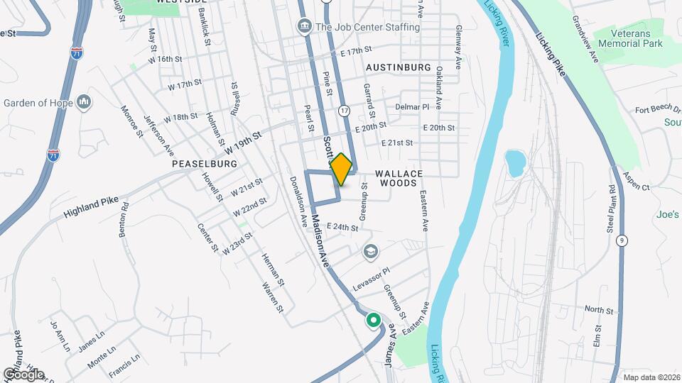 2218 Scott St Map and Location Details