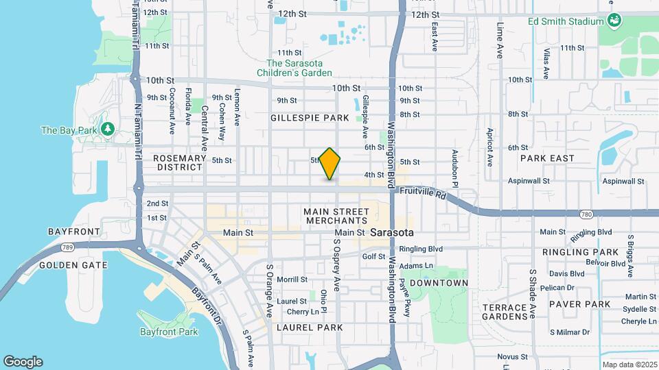 1759 Fruitville Rd-Unit -Garage Map and Location Details