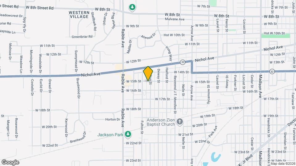 1501 Walton St Map and Location Details