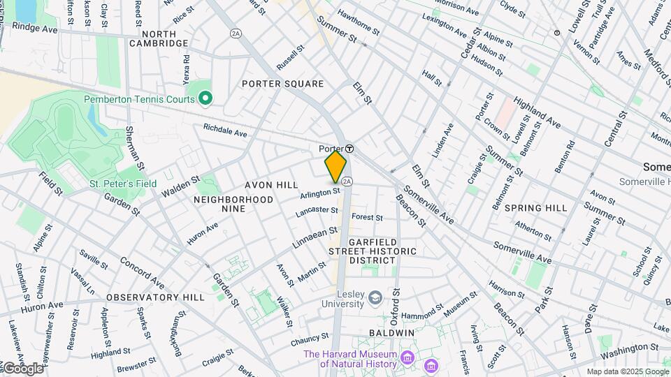 7 Arlington St, Unit #1 Map and Location Details