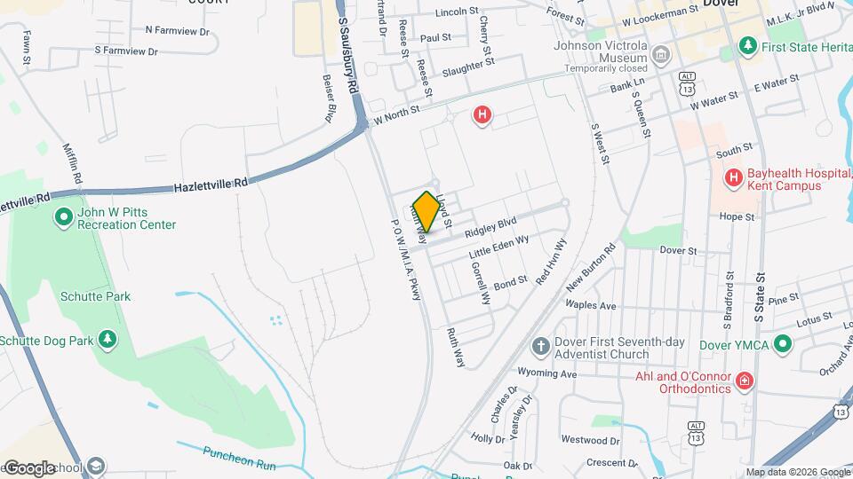 521 Ridgely Blvd Map and Location Details