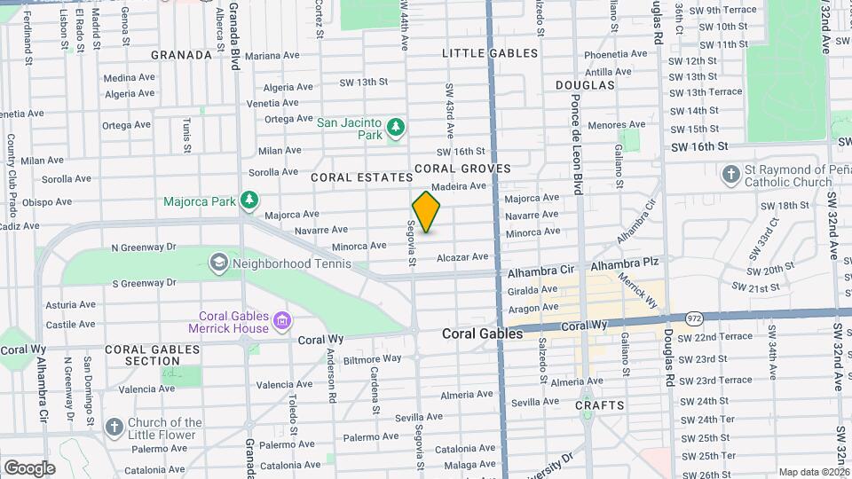 533 Minorca Ave Map and Location Details