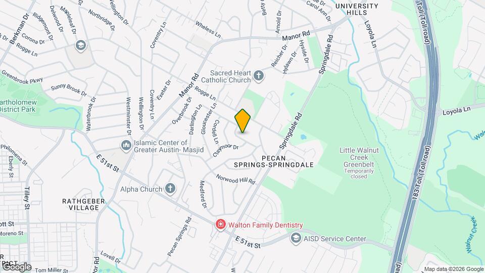 3304 Woodbriar Ln Map and Location Details