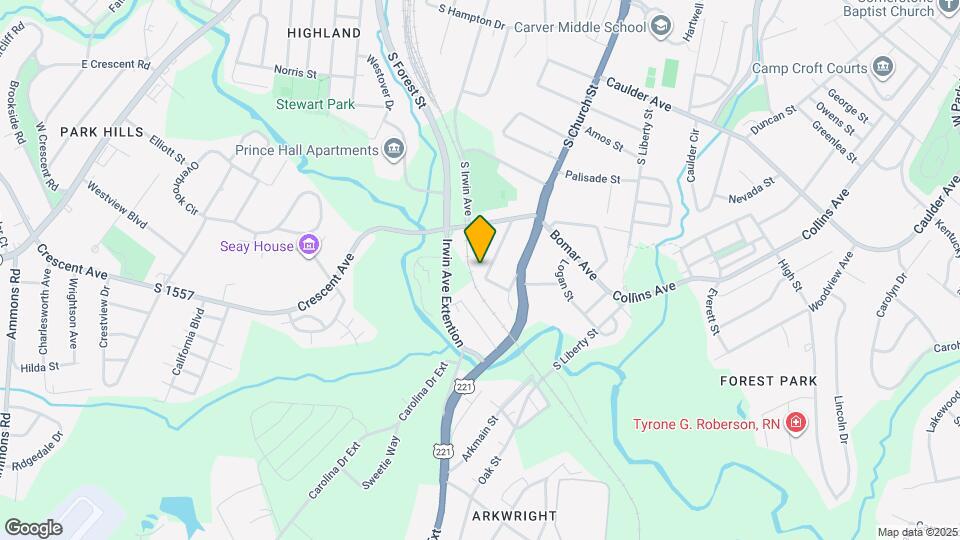 904 Carson Ave Map and Location Details