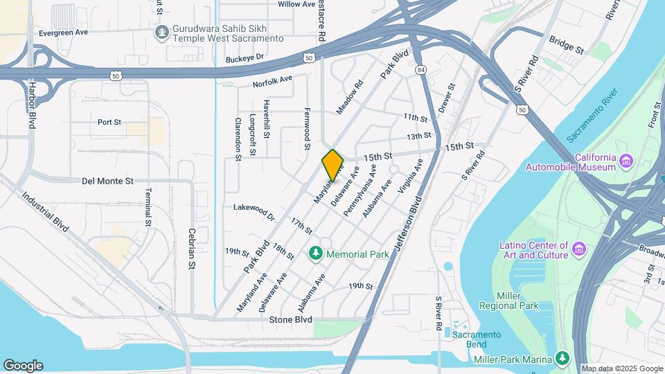 1523 Maryland Ave Map and Location Details