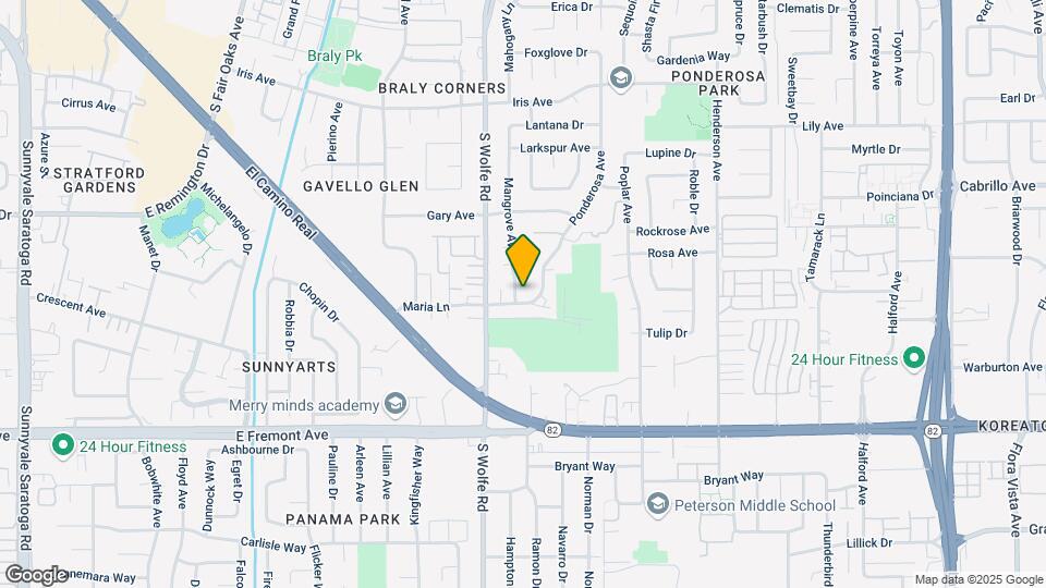 990 Mangrove Ave Map and Location Details