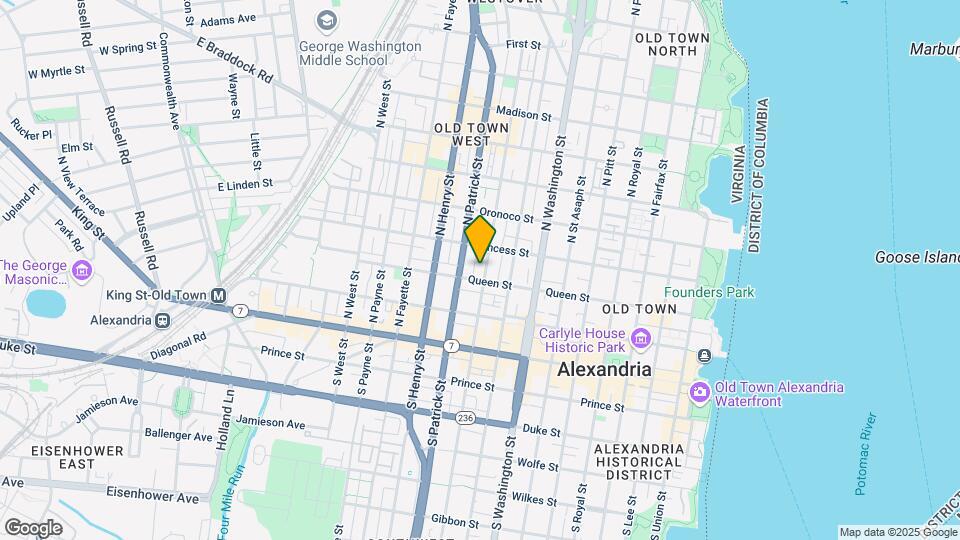 312 N Alfred St Map and Location Details