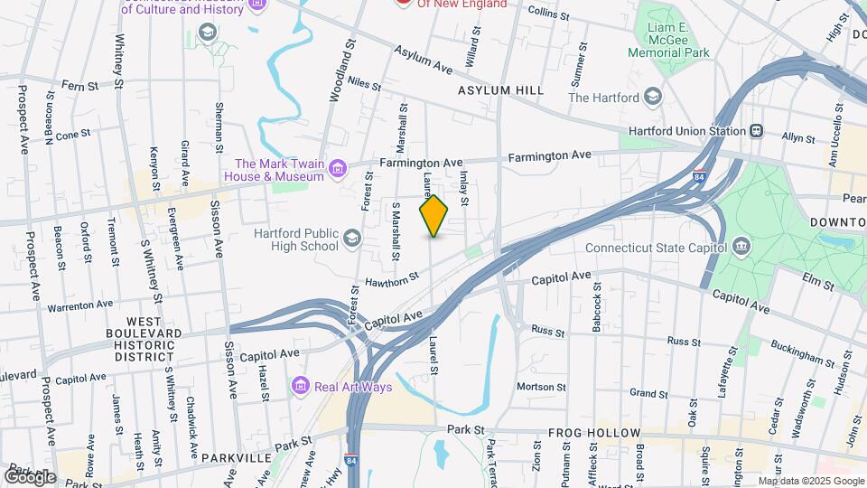 206 Laurel St Map and Location Details