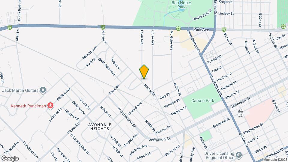 702 Levin St Mapa y Detalles de la Ubicación