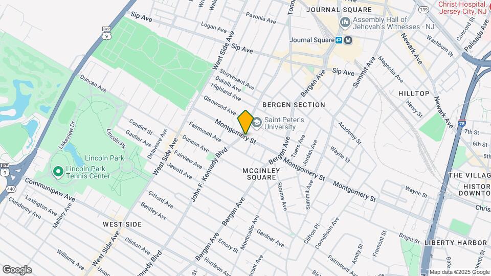 811 Montgomery St Map and Location Details