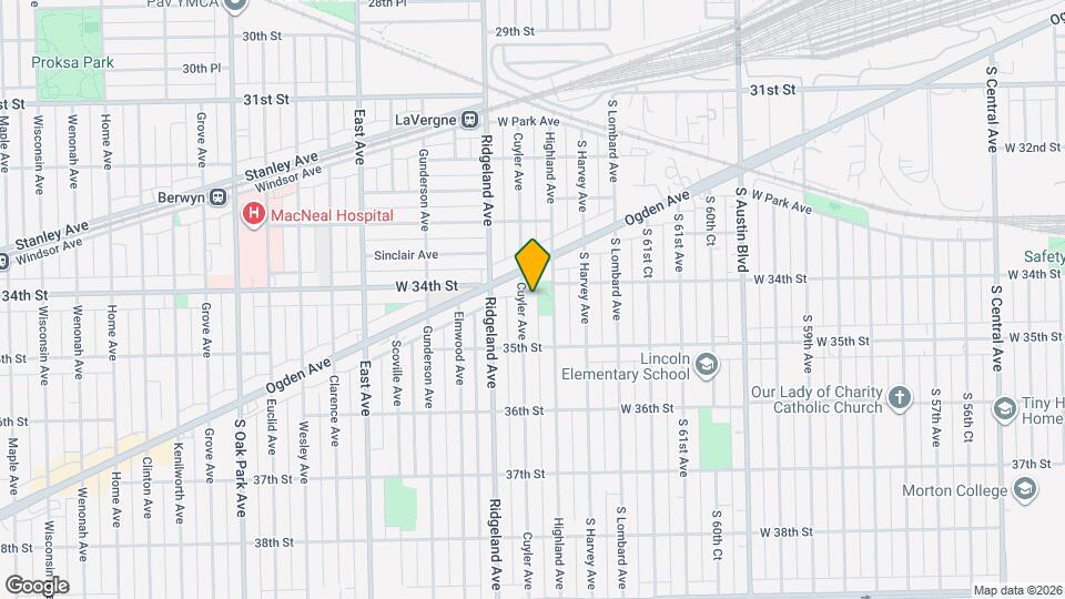 3407 Cuyler Ave Map and Location Details