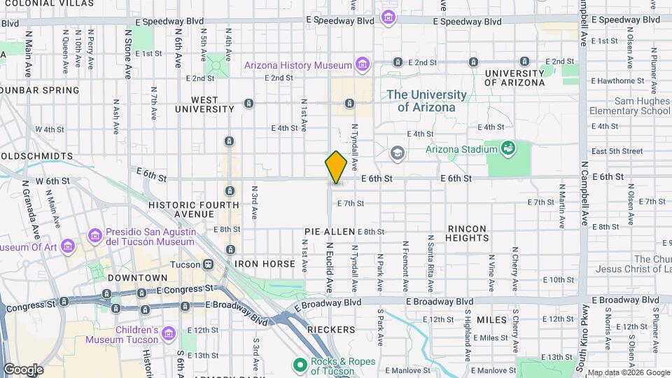 430 N Euclid Ave Map and Location Details