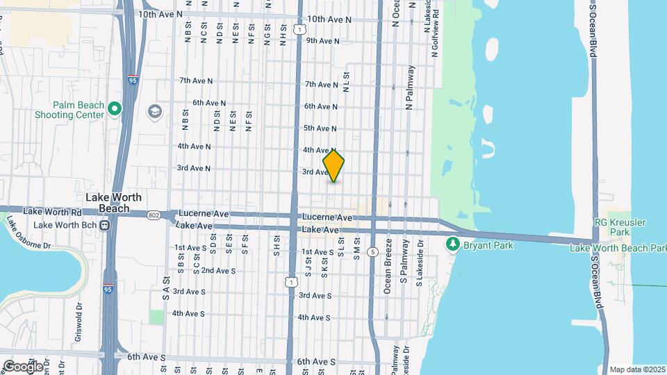 212 N K St Map and Location Details