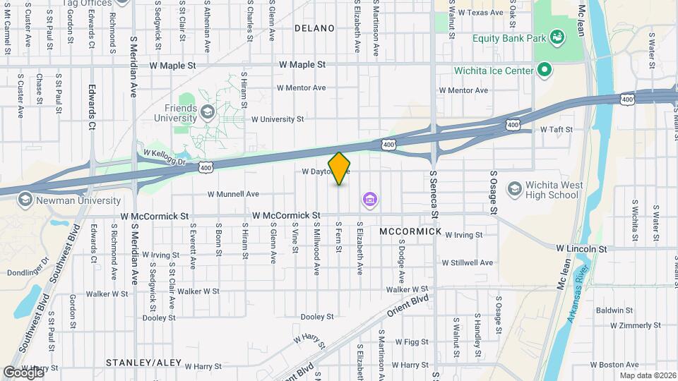 830 S Fern St Map and Location Details