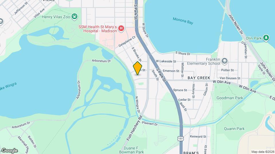 1026 Midland St Map and Location Details