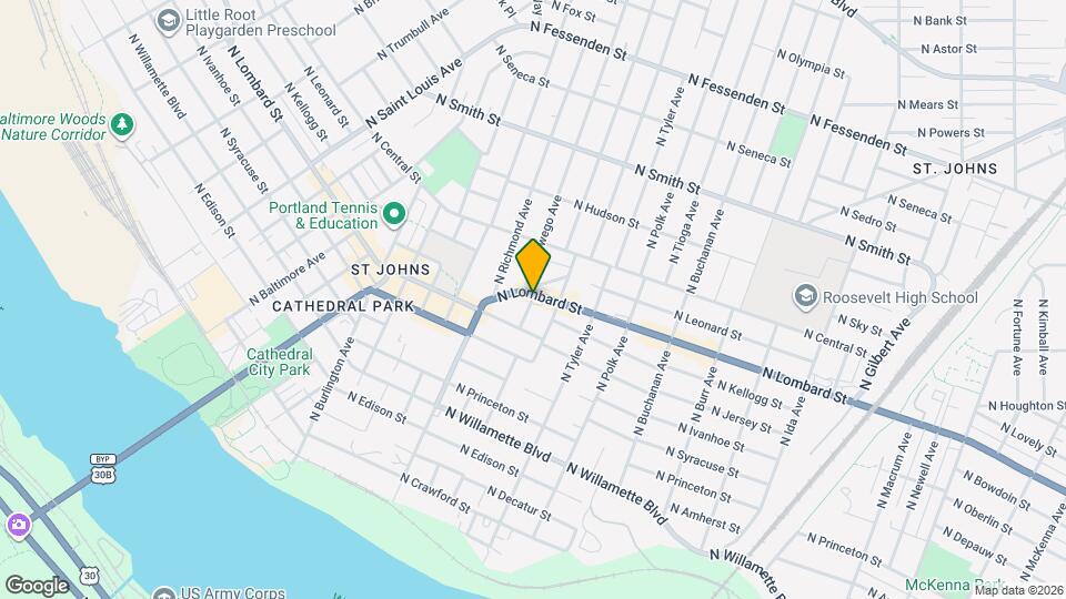 7480 N Oswego Ave Map and Location Details