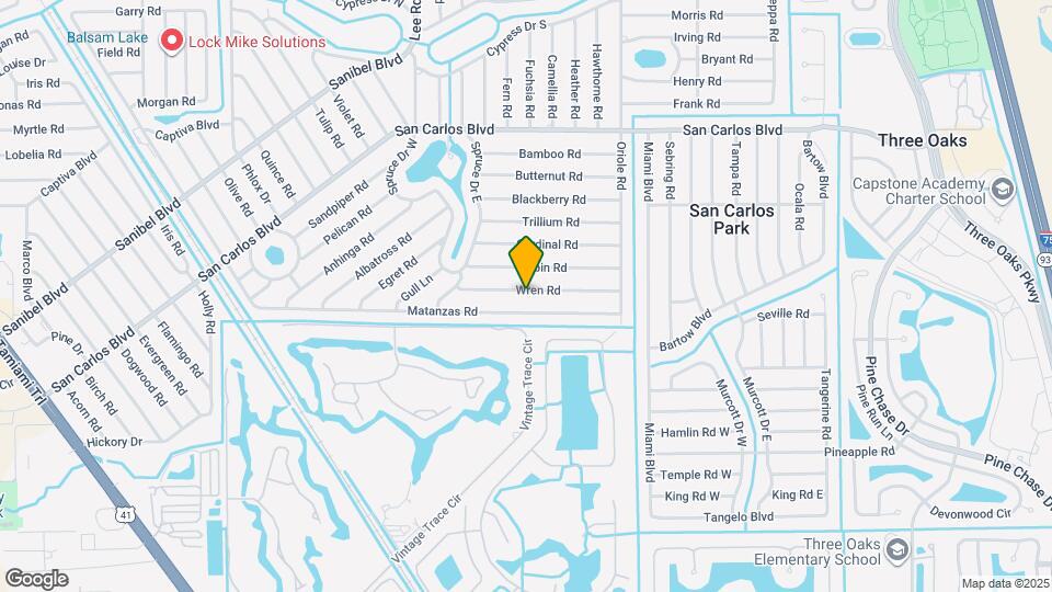 8350 Wren Rd Map and Location Details