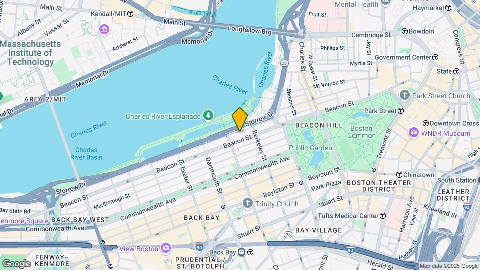 164 Beacon St, Unit 1 Map and Location Details