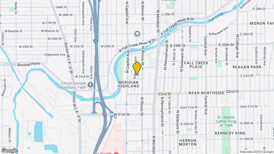 2307 N Kenwood Ave Map and Location Details