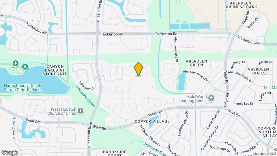 16602 Grenada Falls Dr Map and Location Details