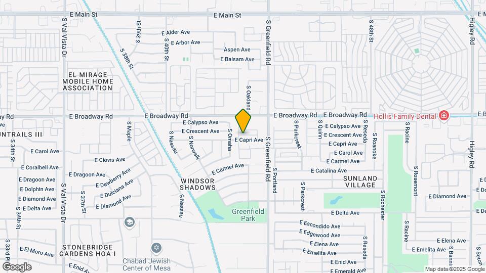 4328 E Capri Ave Map and Location Details