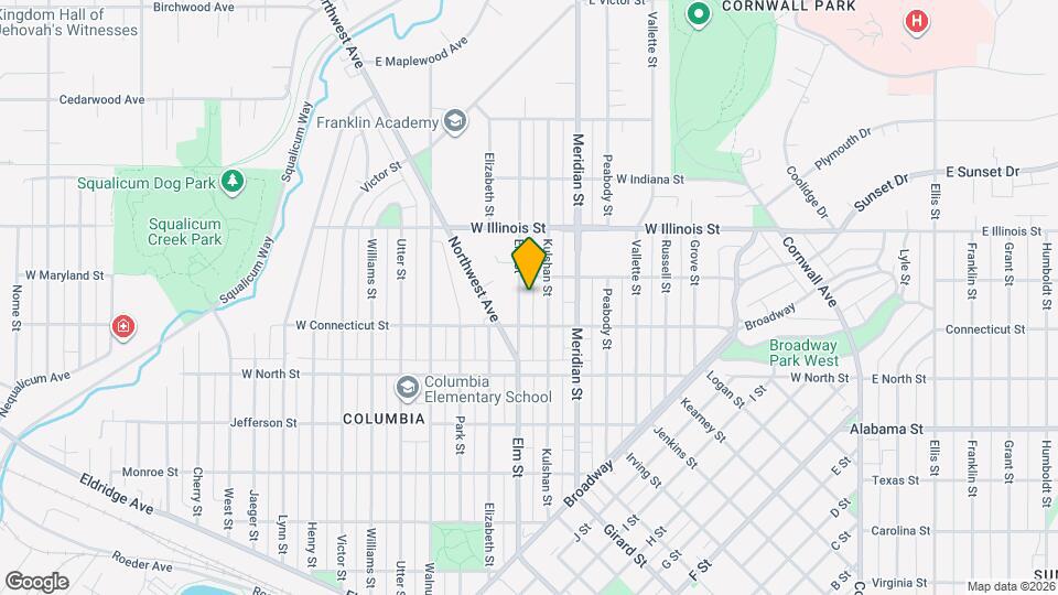 2716 Elm St Map and Location Details