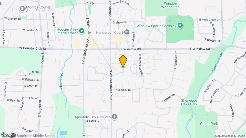 749 E Sherwood Hills Dr Map and Location Details