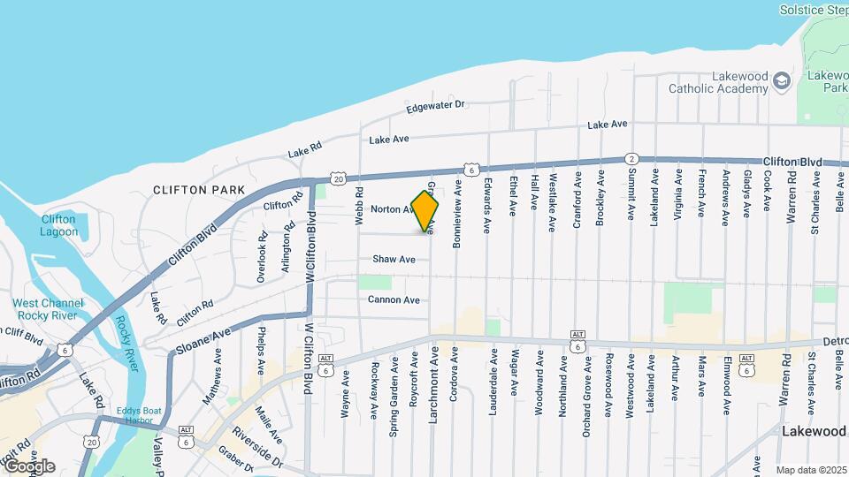 17405 Woodford Ave, Unit 1 Map and Location Details