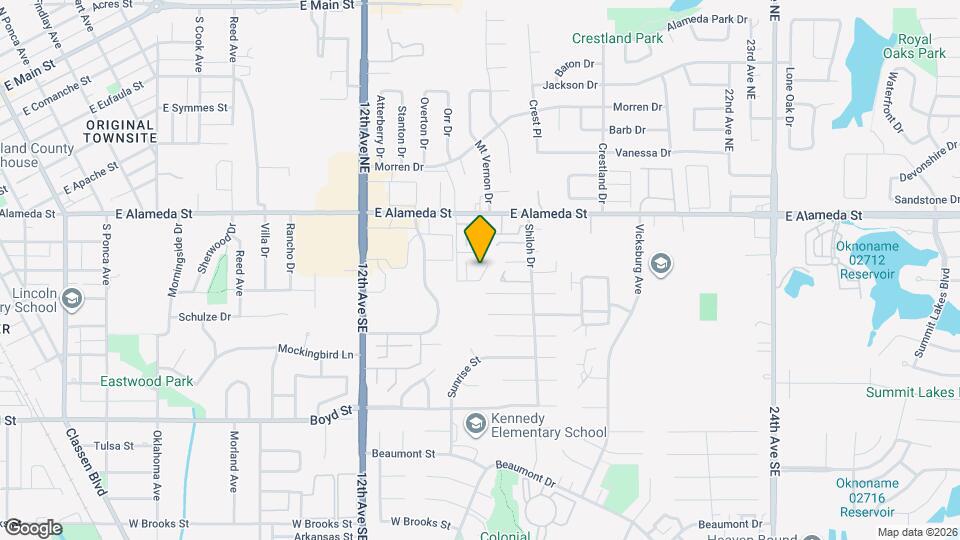 214 Justin Dr Map and Location Details