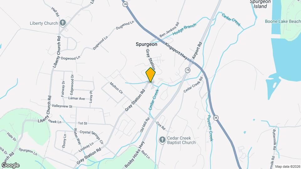 194 Gray Station Rd Map and Location Details