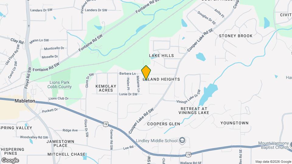 5484 Pine Dr SW Mapa y Detalles de la Ubicación