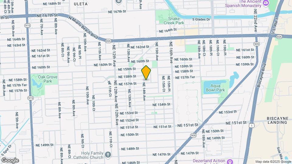 15701 NE 14th Ave Map and Location Details