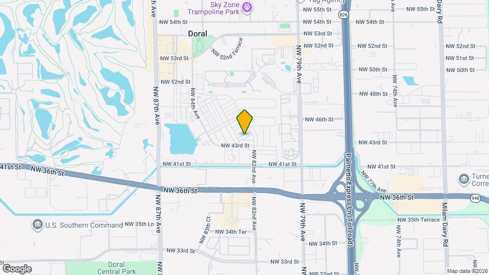 8261 NW 44th St, Unit B3 Mapa y Detalles de la Ubicación