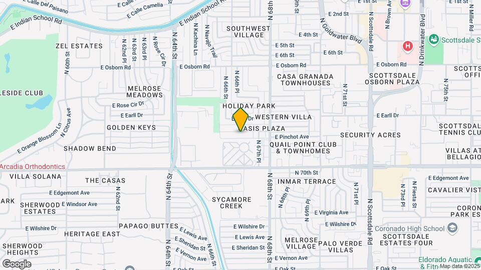 6641 E Avalon Dr Map and Location Details