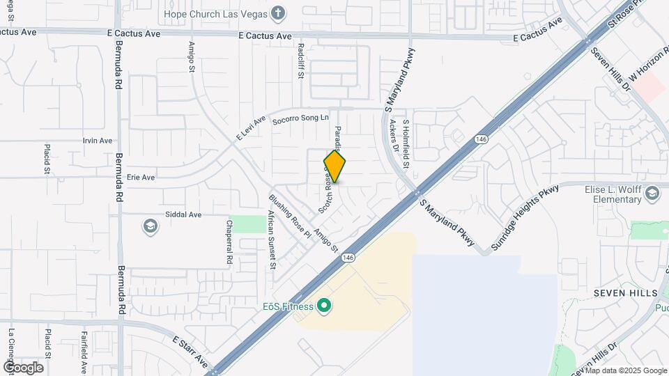 10923 Paradise Rd Map and Location Details