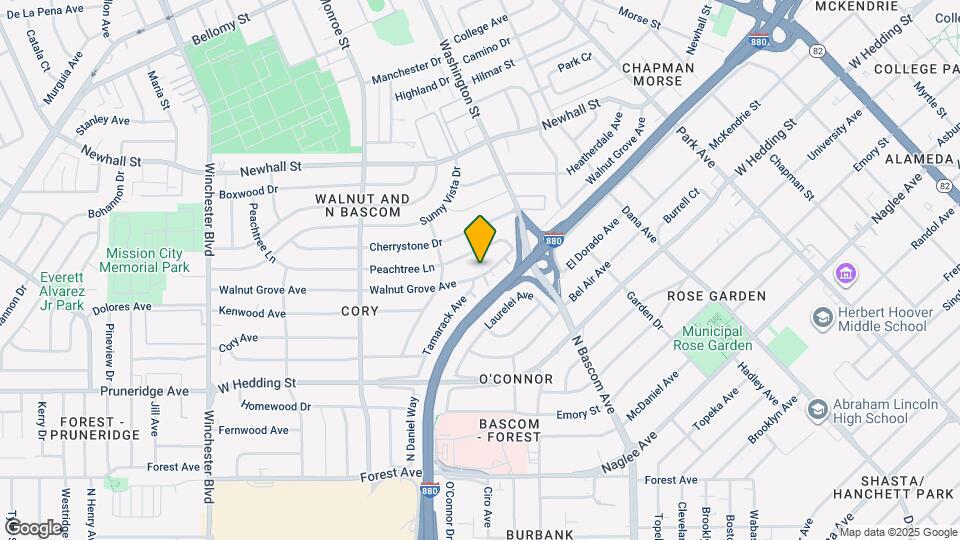 2125 Walnut Grove Ave Map and Location Details