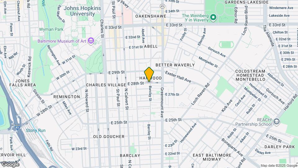345 E 28th St Map and Location Details
